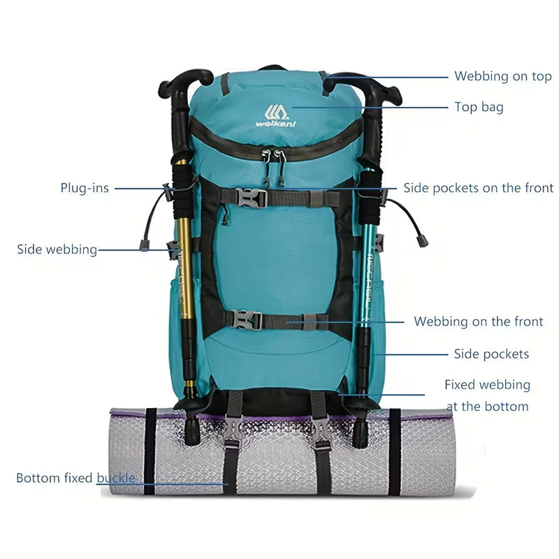 30L Lightweight Hiking & Camping Backpack
