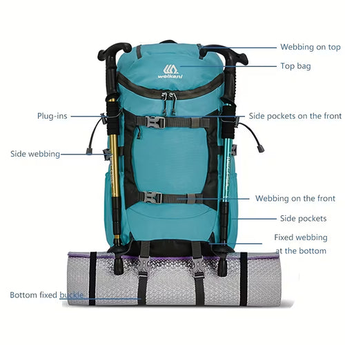 30L Lightweight Hiking & Camping Backpack