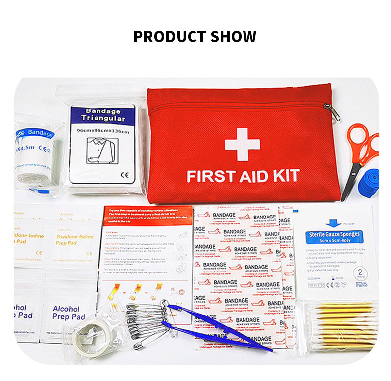 Travel & Survival First Aid Kit Bag