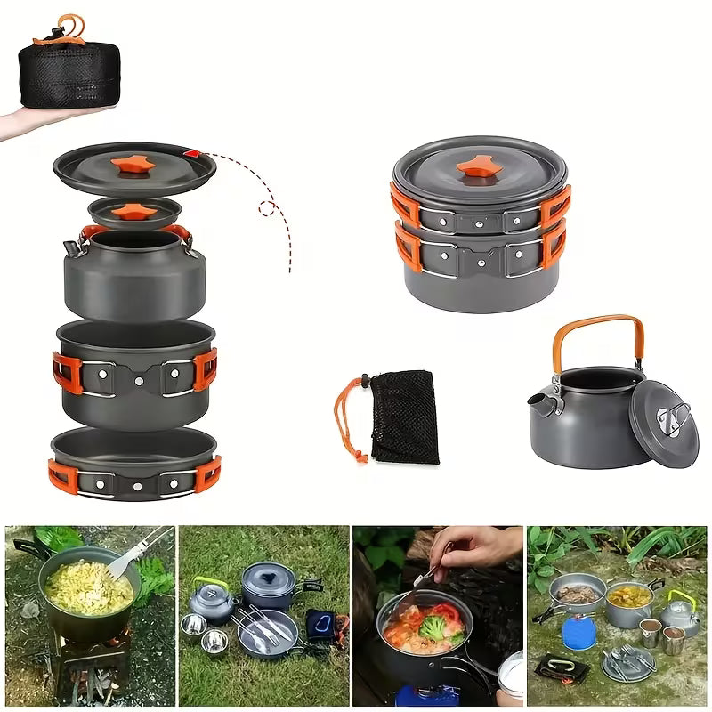 Foldable Camping Cookware Set