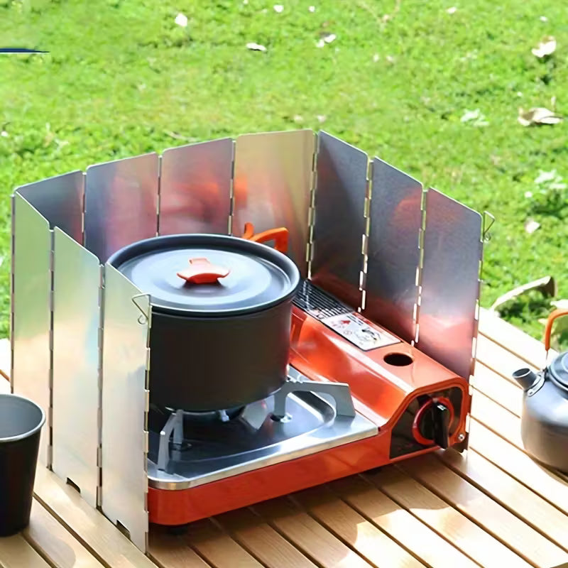 Ultra-Light Camping Stove Wind Deflector