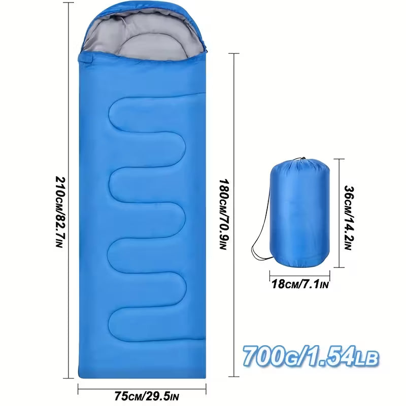700g Lightweight Camping Sleeping Bag for Hiking & Backpacking