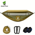 3-in-1 Outdoor Camping Hammock with Mosquito Net & Sun Shelter