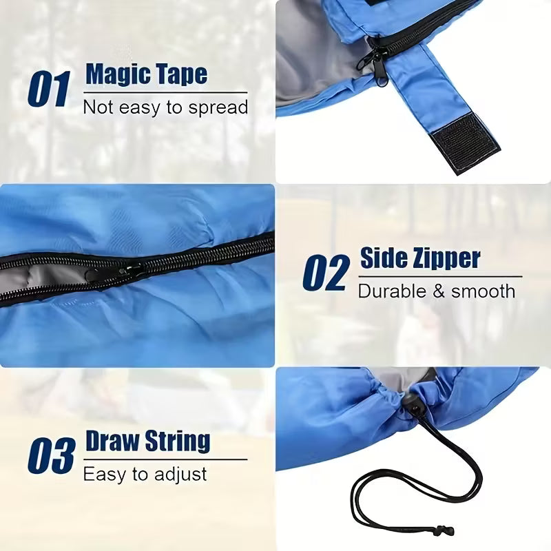 700g Lightweight Camping Sleeping Bag for Hiking & Backpacking