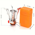 Portable Backpacking Camping Stove with Jet Burner