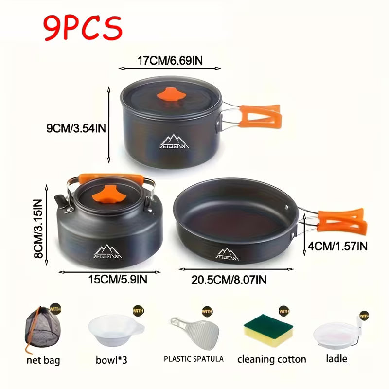 Foldable Camping Cookware Set