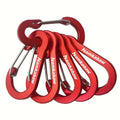 6-Pc Outdoor Multi-Functional Clips & Backpack Hooks